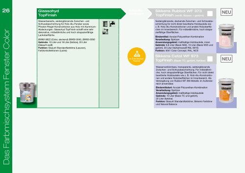 Das Zukunftssortiment (PDF, Broschüre) - Sikkens Joinery