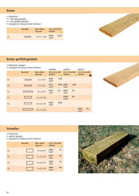 Holz im Garten» HiRes - Pletscher & Co. AG