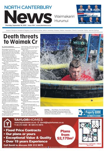 North Canterbury News: September 18, 2025