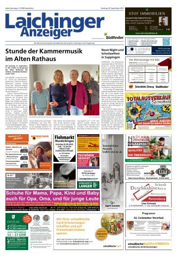 20.09.2025 Laichinger Anzeiger