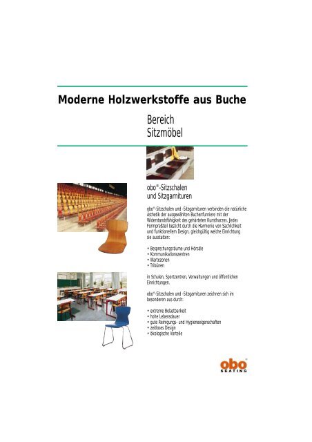 Moderne Holzwerkstoffe aus Buche - Delignit
