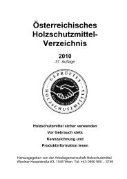 Holzschutzmittelverzeichnis 2010