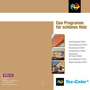 Das Programm für schönes Holz