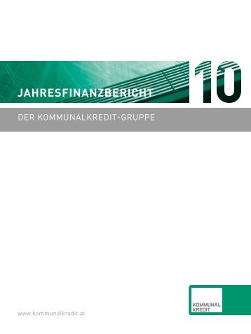 Jahresfinanzbericht - Kommunalkredit Austria AG