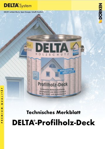 DELTA®-Profilholz-Deck - Ewald Dörken AG