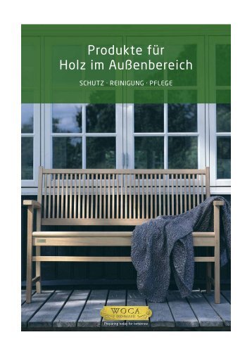 Produkte für Holz im Außenbereich - Trip Trap-Holzpflege