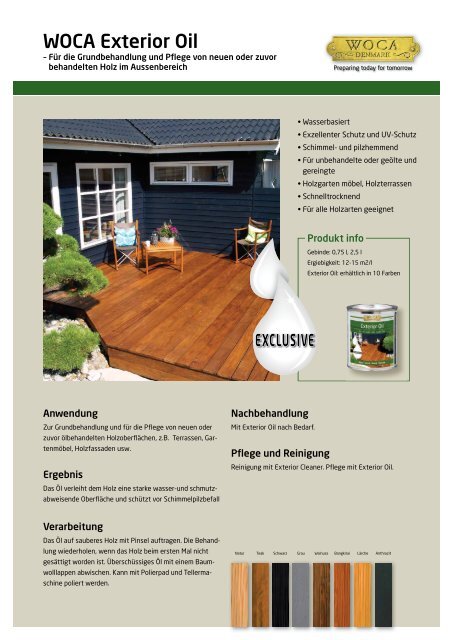 Produkte für Holz im Außenbereich - Trip Trap-Holzpflege