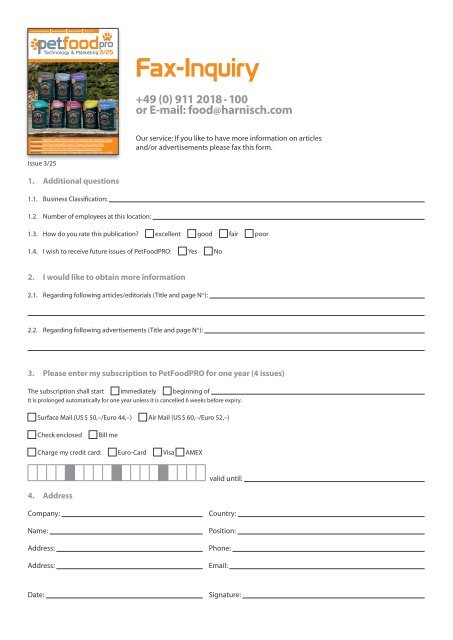 PetFood PRO 3/2025