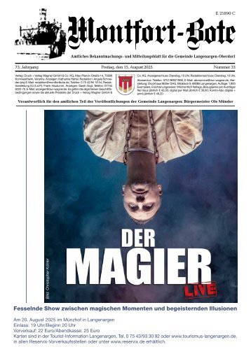 15.08.2025 Montfort-Bote