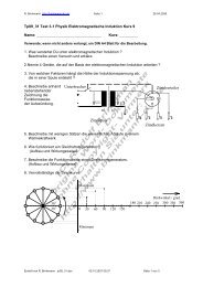 Tp09_31 Test 3-1 Physik Elektromagnetische Induktion Kurs 9