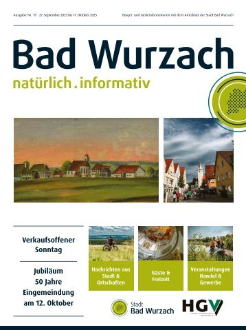 27.09.2025 Bürger- und Gästeinformation Bad Wurzach