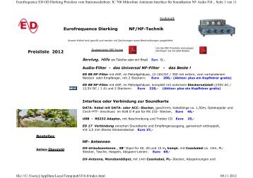 Drucken/print: PDF-Format - Eurofrequence Dierking