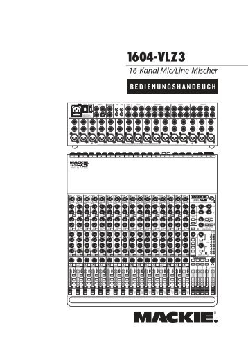 1604-VLZ3 - Mackie