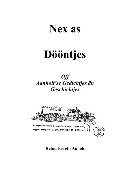 Nex as Dööntjes Off Aanholt'se Gedichtjes än Geschichtjes