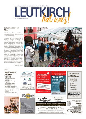 08.10.2025 Leutkirch hat was