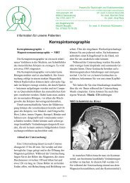 Kernspintomographie - Radiologie Ravensburg