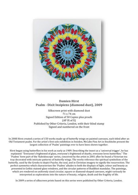 Fact sheet DHI - Psalm Dixit Insipiens