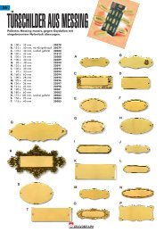 Türschilder aus Messing - Gravograph