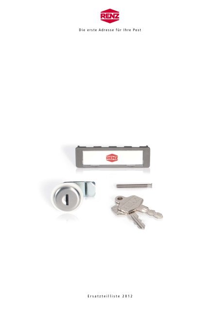 65 x 22 mm 97-9-82033 Renz Namensschild mit Sperre Preis für 50 Stück