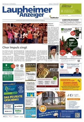 11.10.2025 Laupheimer Anzeiger