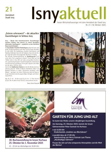 17.10.2025 Isny aktuell