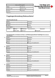 Fragebogen/Anmeldung Rotkreuz-Notruf - Schweizerisches Rotes ...