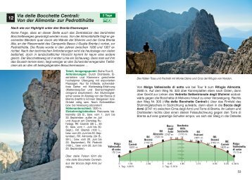 12 Via delle Bocchette Centrali: Von der Alimonta- zur Pedrottihütte