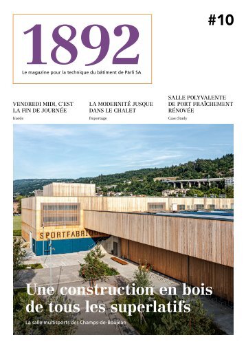 Pärli Magazin 1892 | Das Magazin für Gebäudetechnik der Pärli AG | Nr.10
