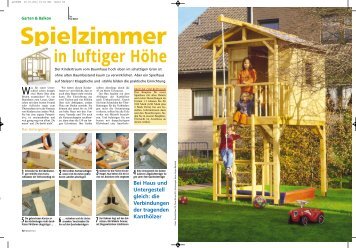 Spielzimmer in luftiger Höhe - CAD.de