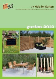 Holz im Garten - Yasiflor GmbH