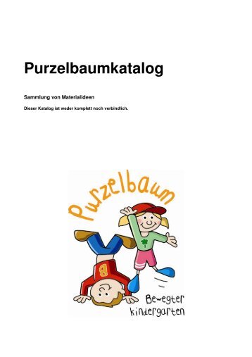 Purzelbaumkatalog - Graubünden bewegt