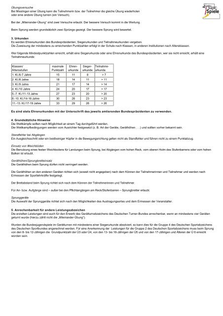 2 x 15 m - Schulsport in der Region Grimma