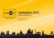 Mediadaten Regionalwerbung - meinstadt.de - allesklar.com AG