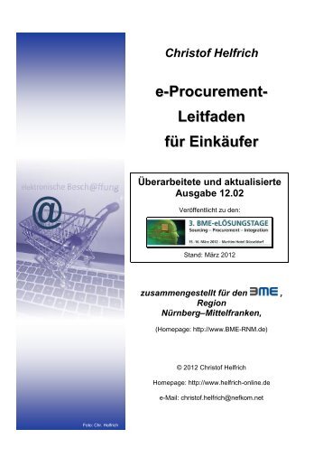 e-Procurement-Leitfaden 12.02 - BME