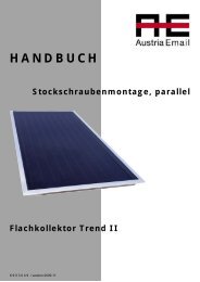 Flachkollektor Trend II - Austria Email AG