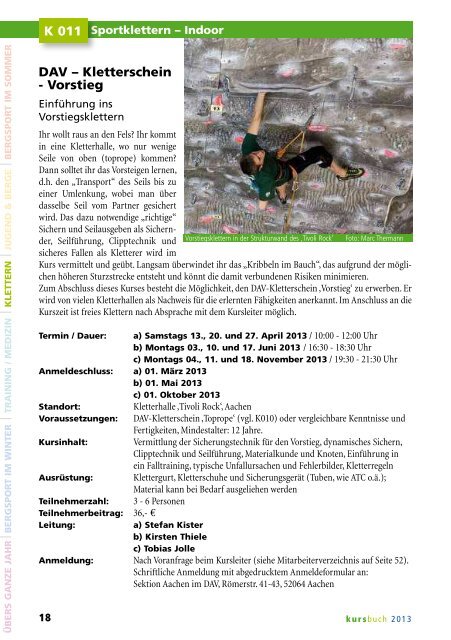 Ausbildungs-Programm - Aachen