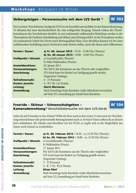 Ausbildungs-Programm - Aachen