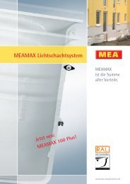 MEAMAX Lichtschachtsystem - Schaller & Brunner GmbH