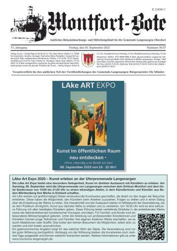 05.09.2025 Montfort-Bote