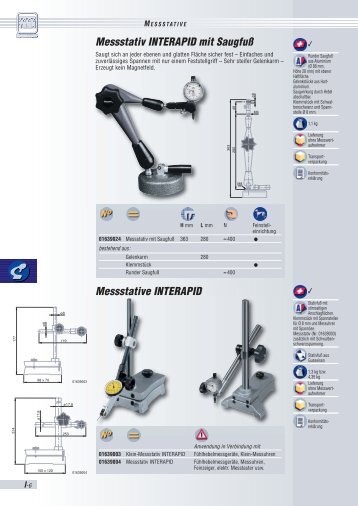 Messstative INTERAPID - Tesa