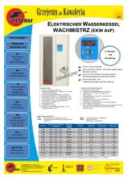 elektrischer wasserkessel wachmistrz (ekw asp) - Elterm