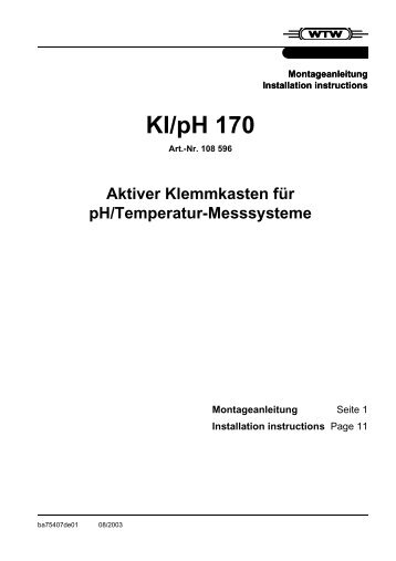 KI/pH 170 - Wtw.com