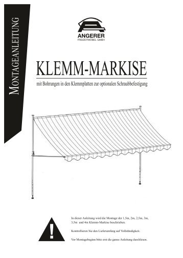 Klemmmarkise