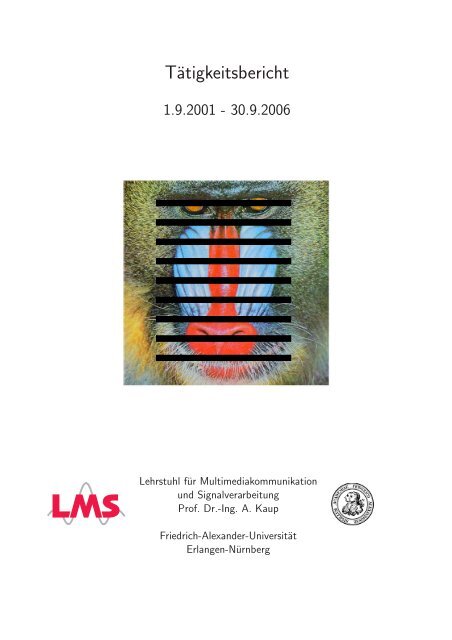 LMS Tätigkeitsbericht 2001 - 2006 - Lehrstuhl für ...