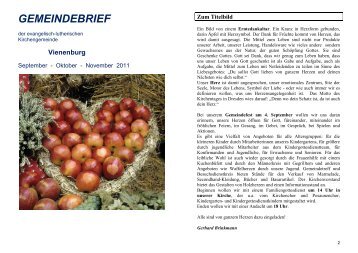 GEMEINDEBRIEF - Vienenburg-evangelisch