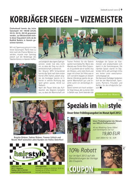 Südstadt Journal 04/2012 - LeineVision.