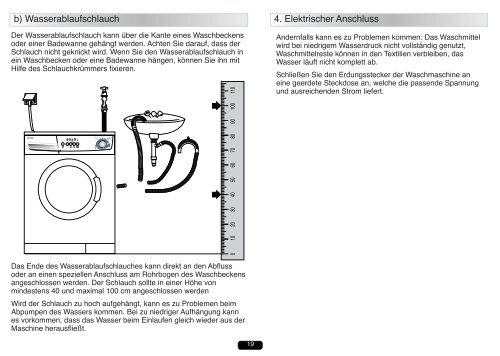 Waschmaschine Bedienungsanleitung Compact 1001