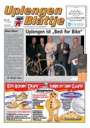 Uplengen ist „Best for Bike“ - Uplengen Blattje