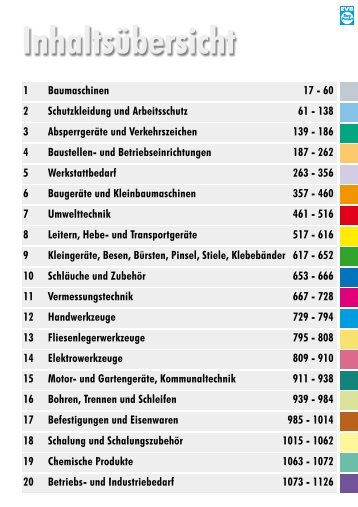 Inhaltsübersicht - Rumpf und Schuppe GmbH