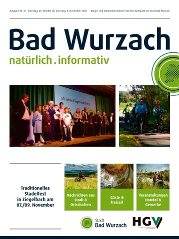 25.10.2025 Bürger- und Gästeinformation Bad Wurzach